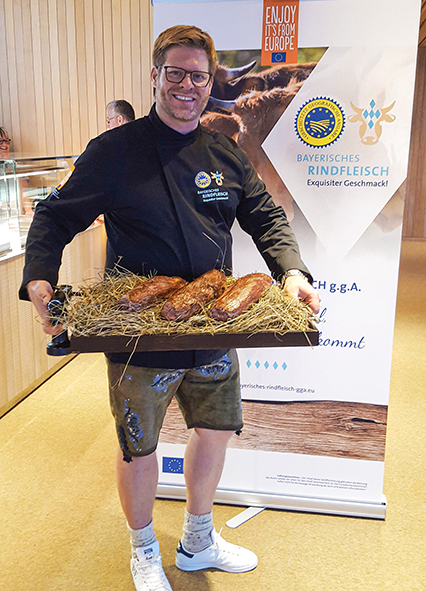 Bayerischem Rindfleisch