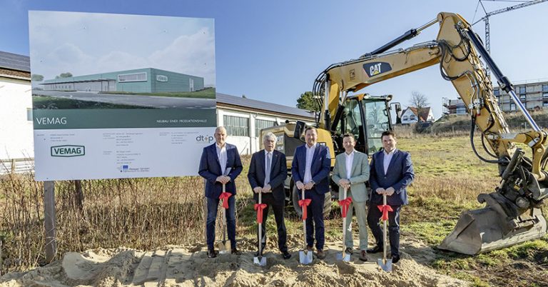 Vemag Maschinenbau Produktionshalle Spatenstich