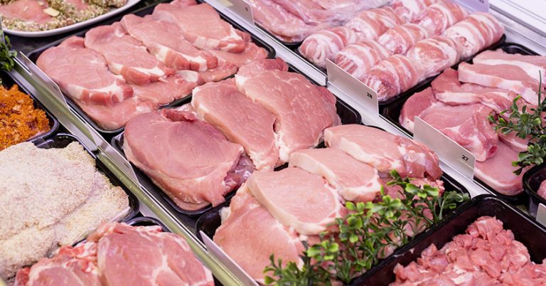 Fleisch Theke Metzgerei