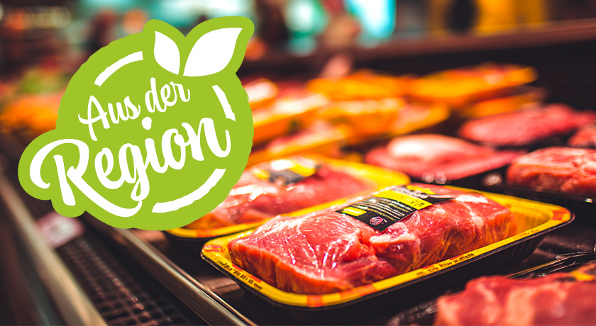 Regionalfenster Gütesiegel auf Lebensmittelverpackung